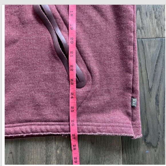 REI Men's Fleece Hoodie Jacket Size L Rust Full Zip Organic Cotton Outdoor - Picture 8 of 9